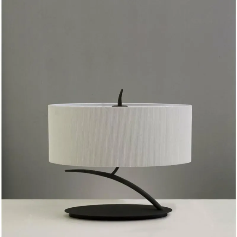 Lampes En Tissu-Luminaires Mantra Lampe de table Mantra Eve Blanc, 2 lumières