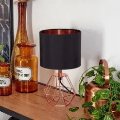 Lampes En Tissu-hofstein Lampe de table Marang Cuivre, 1 lumière