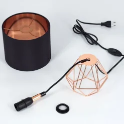 Lampes En Tissu-hofstein Lampe de table Marang Cuivre, 1 lumière