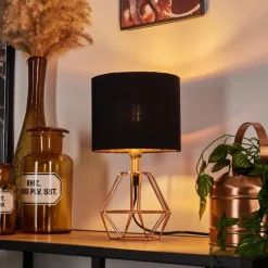 Lampes En Tissu-hofstein Lampe de table Marang Cuivre, 1 lumière