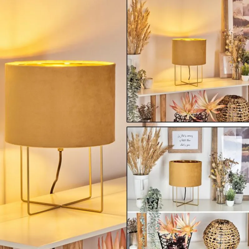 Lampes Dorées-hofstein Lampe de table Maripi Or, 1 lumière