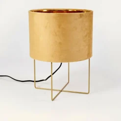 Lampes Dorées-hofstein Lampe de table Maripi Or, 1 lumière