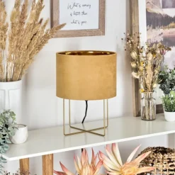 Lampes Dorées-hofstein Lampe de table Maripi Or, 1 lumière