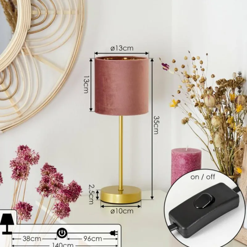 Lampes Dorées-hofstein Lampe de table Maripi Or, 1 lumière