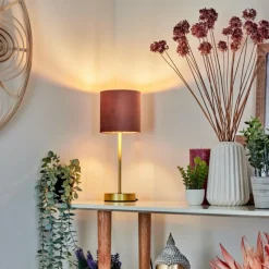 Lampes Dorées-hofstein Lampe de table Maripi Or, 1 lumière