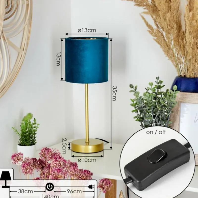 Lampes Dorées-hofstein Lampe de table Maripi Or, 1 lumière