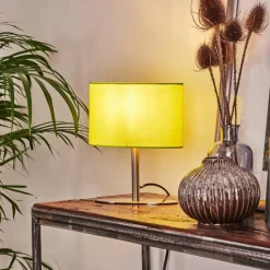Lampes En Tissu-hofstein Lampe de table Mavulu Nickel mat, 1 lumière