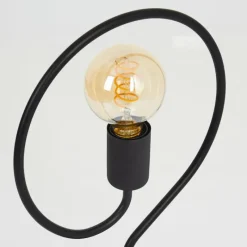 Lampes Vintages & Rétros-hofstein Lampe de table Mialo Noir, 1 lumière