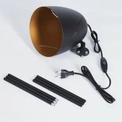 Lampes Dorées-hofstein Lampe de table Mickelsbo Noir, 1 lumière