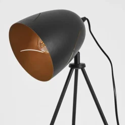 Lampes Dorées-hofstein Lampe de table Mickelsbo Noir, 1 lumière