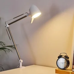 hofstein Lampe de table Mildura LED Blanc, 1 lumière* Lampes À Poser
