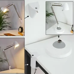 hofstein Lampe de table Mildura LED Blanc, 1 lumière* Lampes À Poser