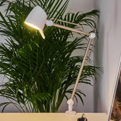 hofstein Lampe de table Mildura LED Blanc, 1 lumière* Lampes À Poser