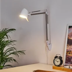 hofstein Lampe de table Mildura LED Blanc, 1 lumière* Lampes À Poser