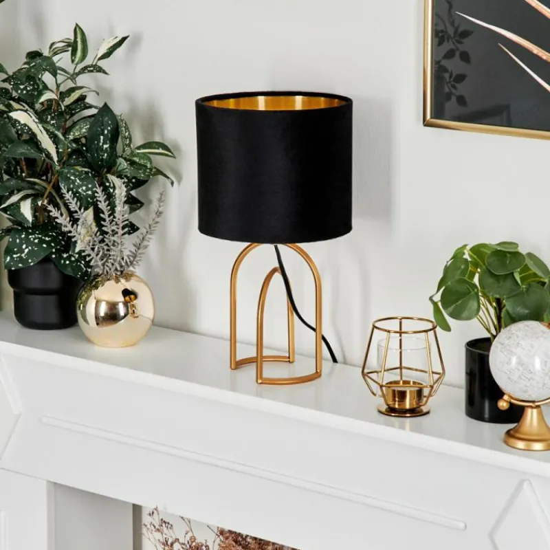 Lampes Dorées-hofstein Lampe de table Miravale Or, 1 lumière