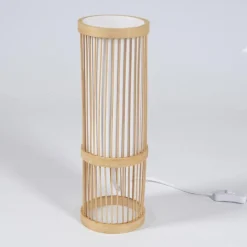 Lampes En Tissu-hofstein Lampe de table Misa Bois clair, 1 lumière