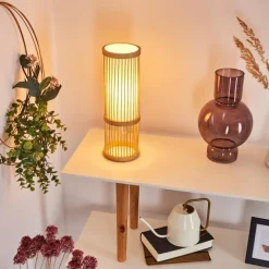 Lampes En Tissu-hofstein Lampe de table Misa Bois clair, 1 lumière