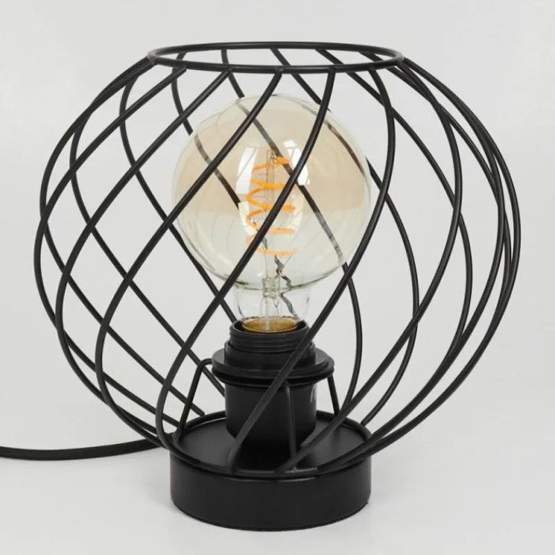 Lampes Industrielles-hofstein Lampe de table Miton Noir, 1 lumière