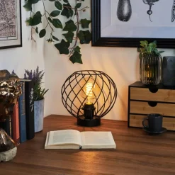 Lampes Industrielles-hofstein Lampe de table Miton Noir, 1 lumière