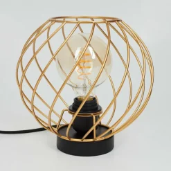 Lampes Industrielles-hofstein Lampe de table Miton Noir, 1 lumière