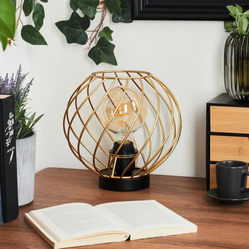 Lampes Industrielles-hofstein Lampe de table Miton Noir, 1 lumière