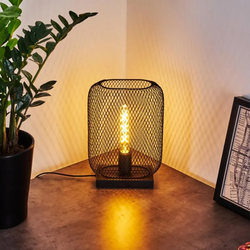 Lampes Industrielles-hofstein Lampe de table Moholm Noir, 1 lumière