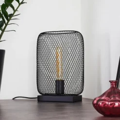 Lampes Industrielles-hofstein Lampe de table Moholm Noir, 1 lumière