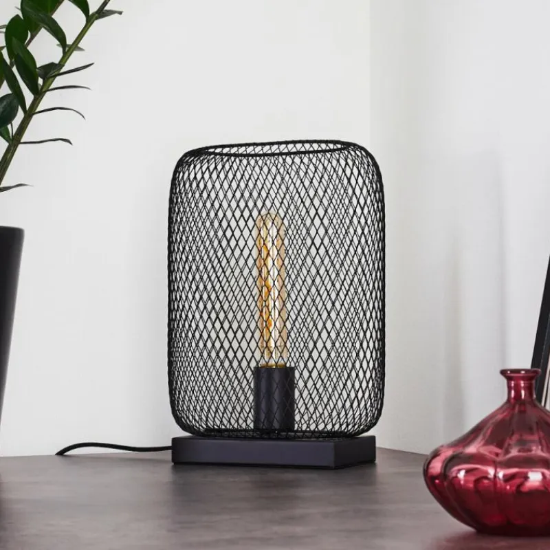 Lampes Industrielles-hofstein Lampe de table Moholm Noir, 1 lumière