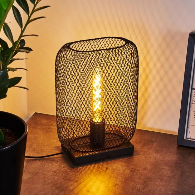 Lampes Industrielles-hofstein Lampe de table Moholm Noir, 1 lumière