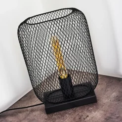 Lampes Industrielles-hofstein Lampe de table Moholm Noir, 1 lumière