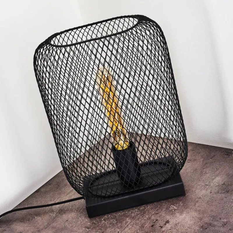 Lampes Industrielles-hofstein Lampe de table Moholm Noir, 1 lumière