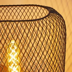 Lampes Industrielles-hofstein Lampe de table Moholm Noir, 1 lumière