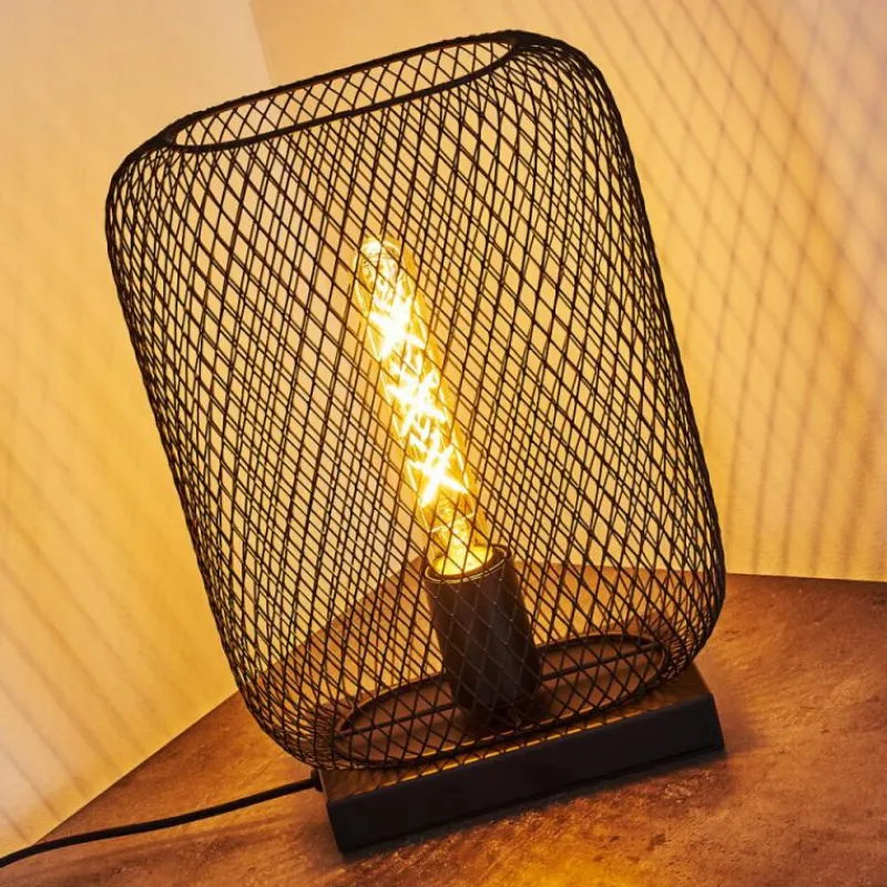 Lampes Industrielles-hofstein Lampe de table Moholm Noir, 1 lumière