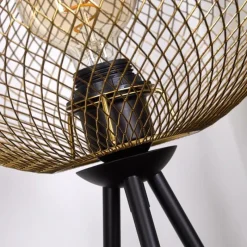 Lampes Dorées-hofstein Lampe de table Moholm Noir, 1 lumière