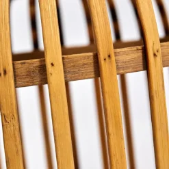 Style Boho-Chic-hofstein Lampe de table Mongolei Noir, 1 lumière