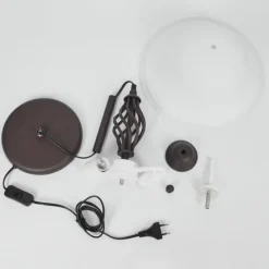 hofstein Lampe de table Mosquerito Rouille, 2 lumières