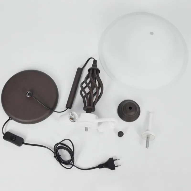 hofstein Lampe de table Mosquerito Rouille, 2 lumières