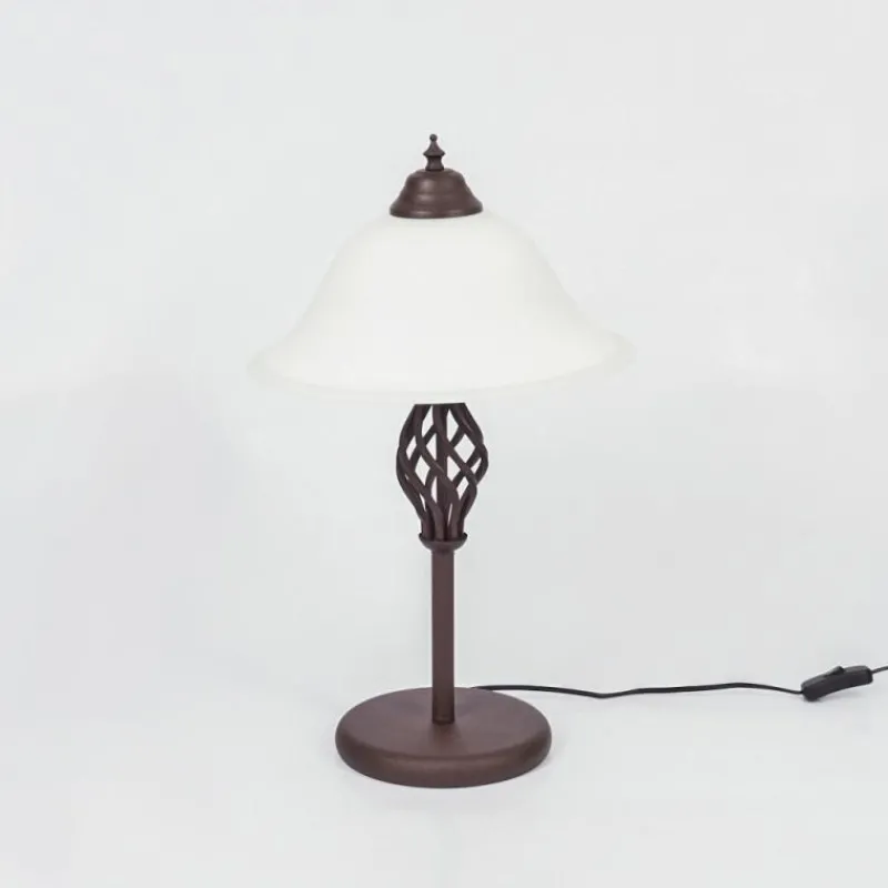 hofstein Lampe de table Mosquerito Rouille, 2 lumières