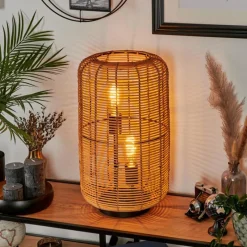 Luminaires Scandinaves-hofstein Lampe de table Mulstrand Écru, Noir, 2 lumières