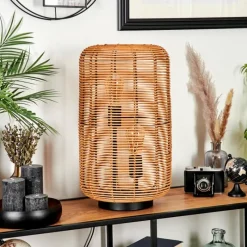 Luminaires Scandinaves-hofstein Lampe de table Mulstrand Écru, Noir, 2 lumières