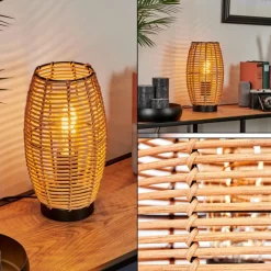 Luminaires Scandinaves-hofstein Lampe de table Mulstrand Écru, Noir, 1 lumière