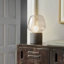 Luminaires Nordlux Lampe de table Nordlux CHRISTINA Anthracite, 1 lumière