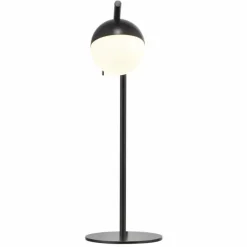 Luminaires Nordlux Lampe de table Nordlux CONTINA Noir, 1 lumière