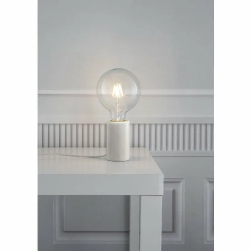 Luminaires Nordlux Lampe de table Nordlux SIV Gris, Blanc, 1 lumière* Lampes À Poser