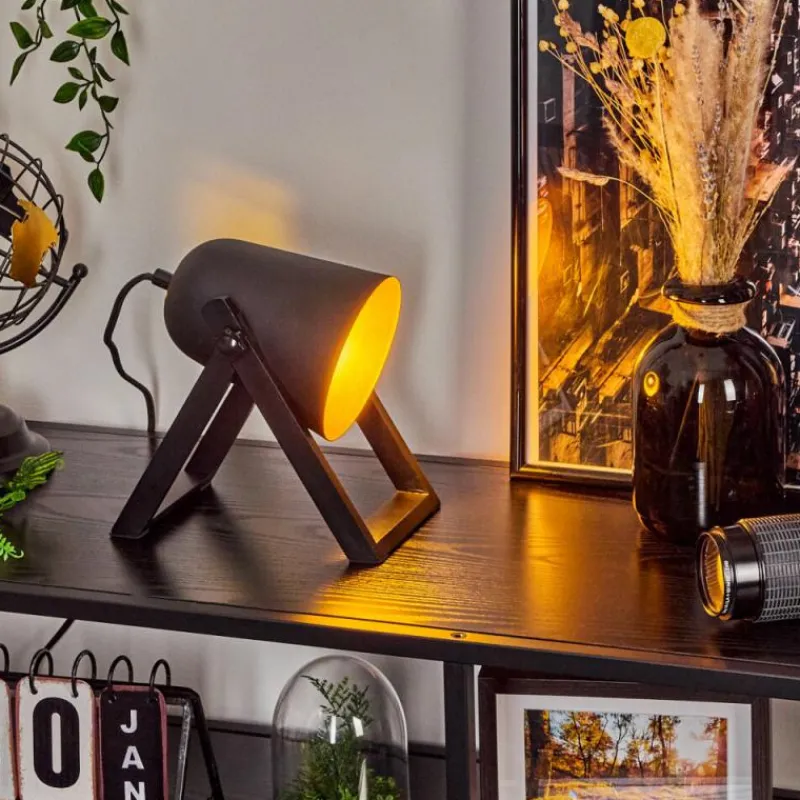 Lampes Dorées-hofstein Lampe de table Novilly Noir, 1 lumière