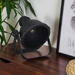 Lampes Industrielles-hofstein Lampe de table Oghu Noir, 1 lumière