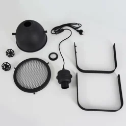 Lampes Industrielles-hofstein Lampe de table Oghu Noir, 1 lumière