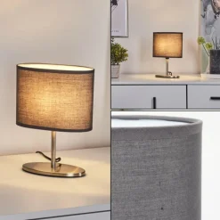 Lampes En Tissu-hofstein Lampe de table Oilinki Nickel mat, 1 lumière