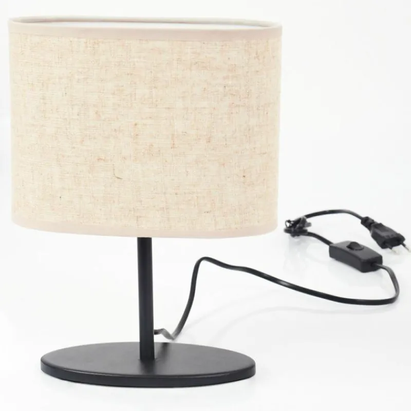 Lampes En Tissu-hofstein Lampe de table Oilinki Noir, 1 lumière