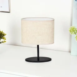 Lampes En Tissu-hofstein Lampe de table Oilinki Noir, 1 lumière